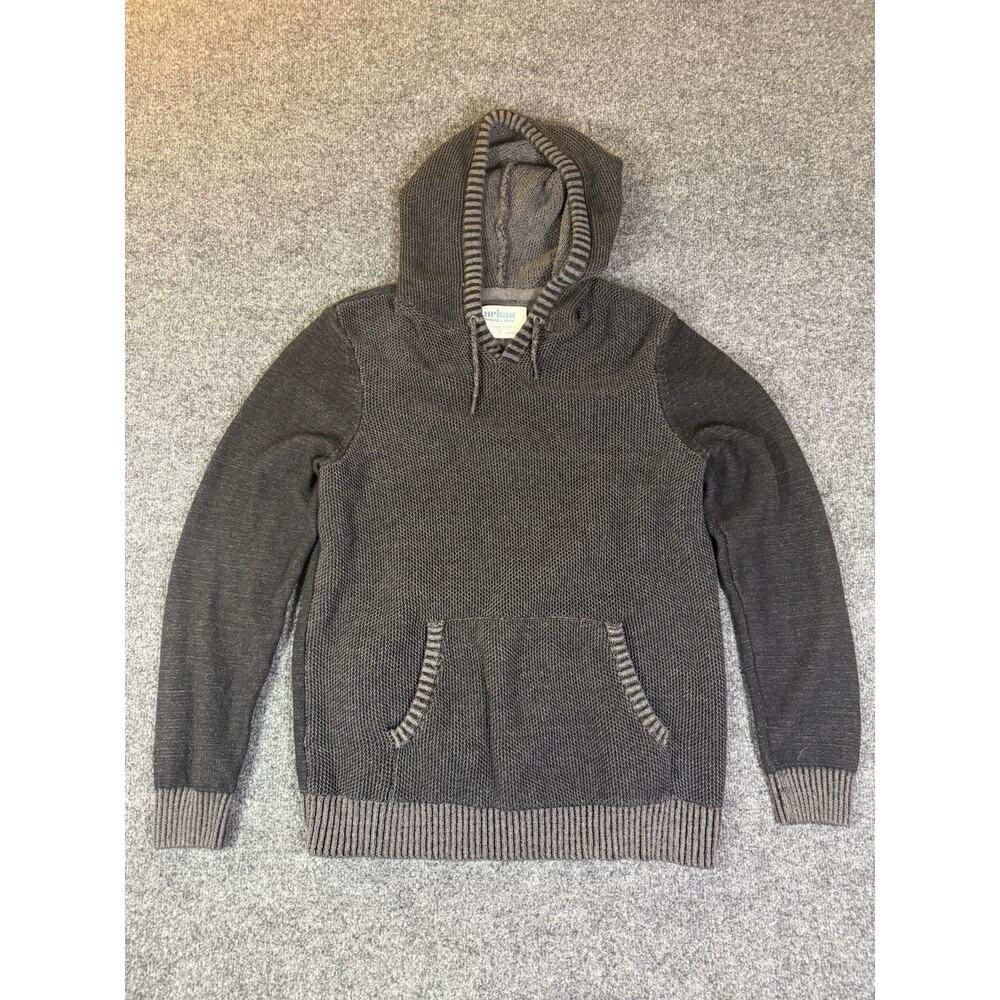 Urban‎ Pipeline Men’s Hooded Sweatshirt Gray Size Large Pullover Hoodie